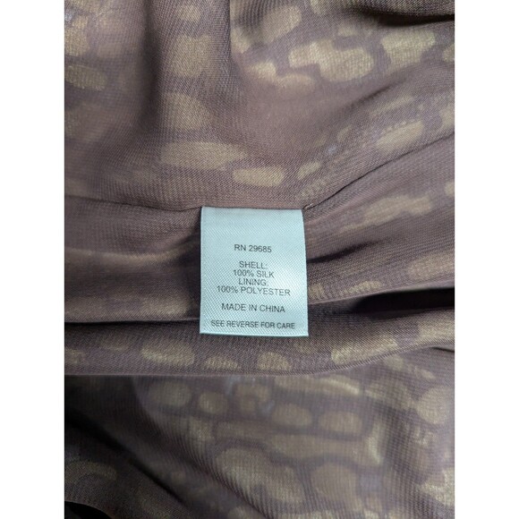 Vintage Pendleton Silk Skirt Tank Top SET Gold/Brown Woman's Size XS/4 - Picture 12 of 13